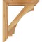 Ekena Millwork Imperial Slat Rough Sawn Bracket w/ Offset Brace, Western Red Cedar, 6"W x 28"D x 32"H BKT0604X28X32IMP06RWR - alternate 4